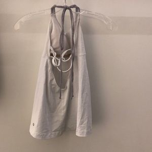 lululemon athletica Tops - Lululemon white with gray tank, sz 4, 64259 lululemon athletica Tops - Lululemon white with gray tank, sz 4, 64259